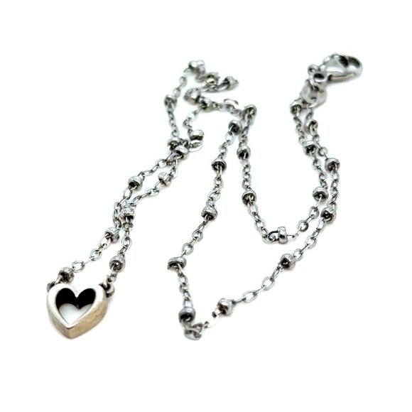 James Avery Delicate Heart Beaded Necklace - Picture 3 of 6